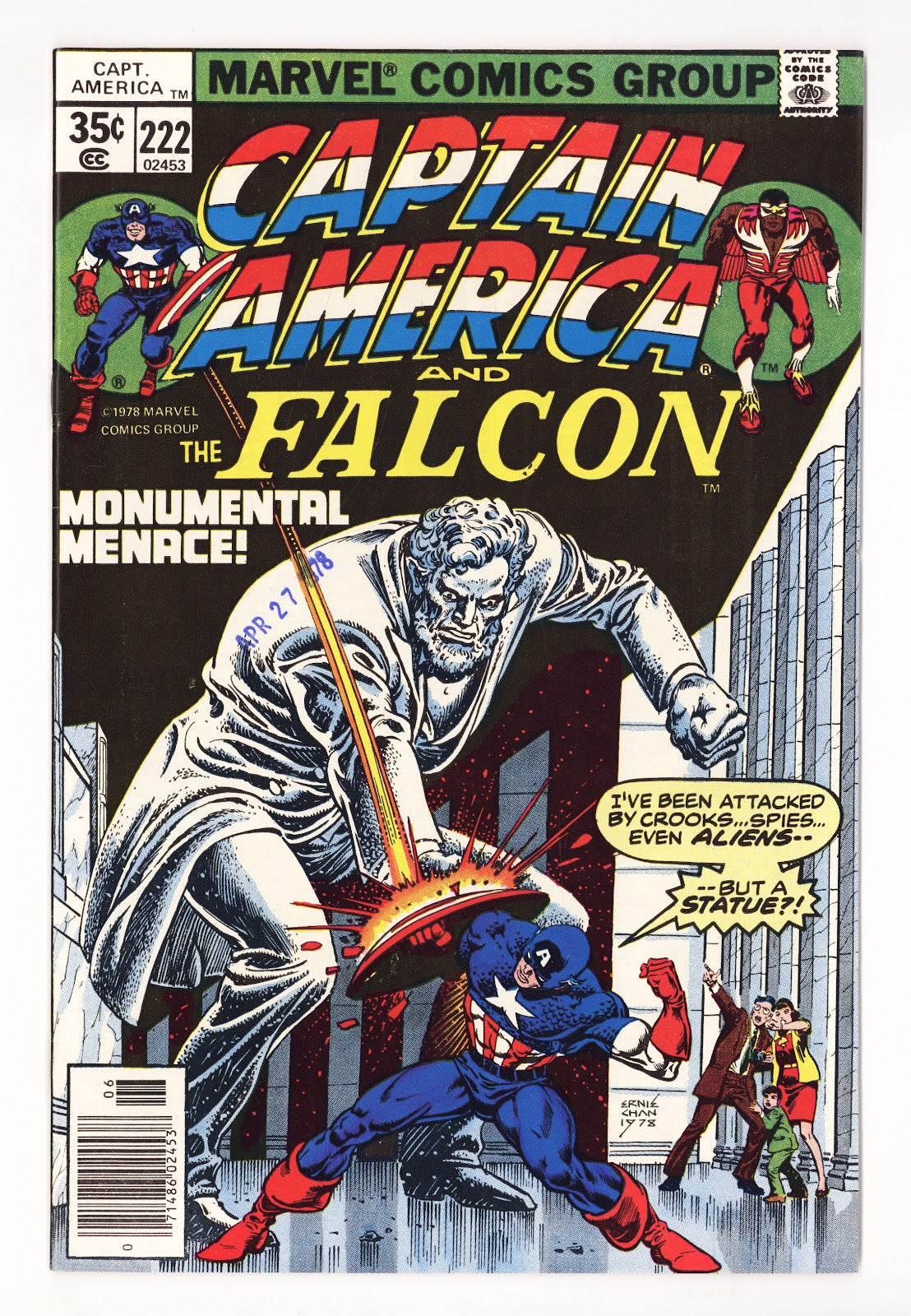 Captain America Vol 1 222 Mid Grade (1978) 