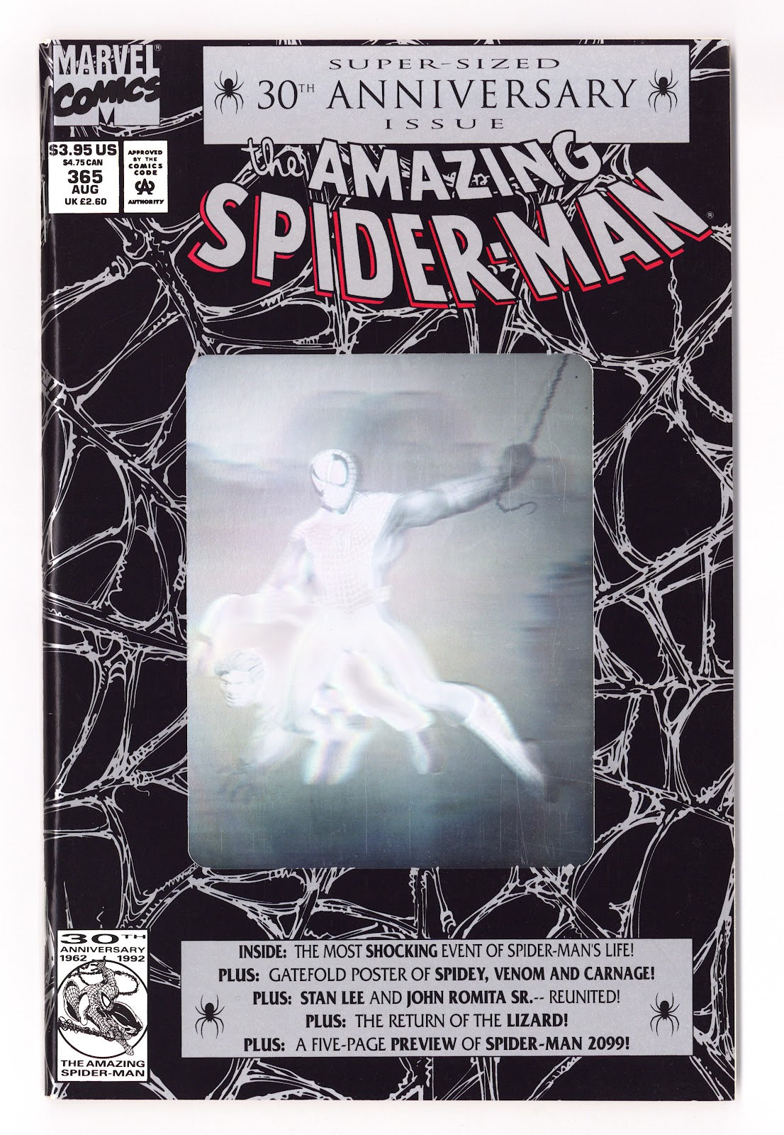 The Amazing Spider-Man Vol 1 365  VF+ (8.5)   (1992)
