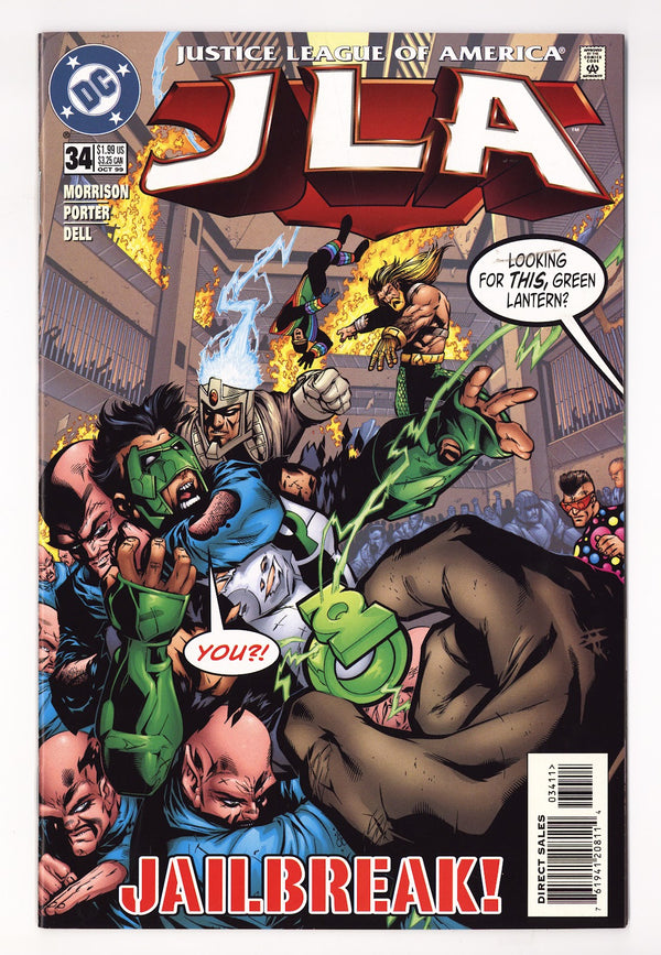 JLA 34 High Grade (1999) Direct Sales