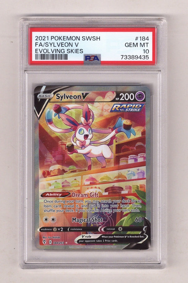 Pokemon Evolving Skies Sylveon V PSA 10 (2021)