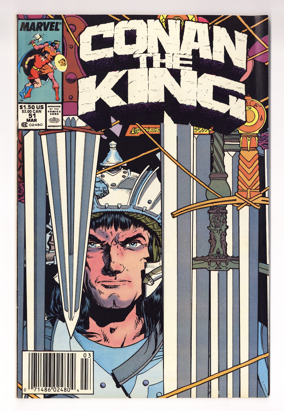 Conan the King Vol 1 51  Mid Grade   (1989)   Newsstand