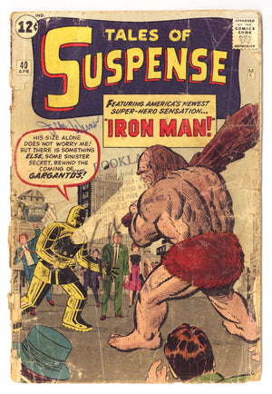 Tales of Suspense Vol 1 40 PR (0.5) Centerfold Missing (1963)