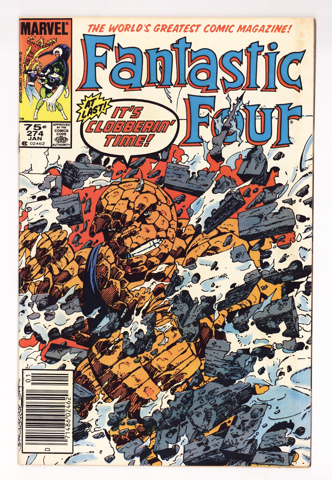 Fantastic Four Vol 1 274 Mid Grade (1985) Canadian Price Variant 