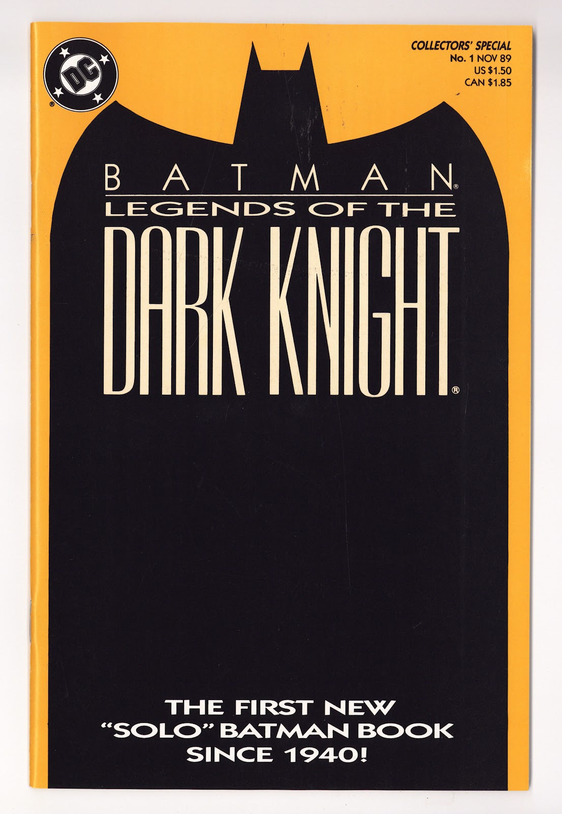 Legends of the Dark Knight   1  High Grade   (1989) Orange   Variant  