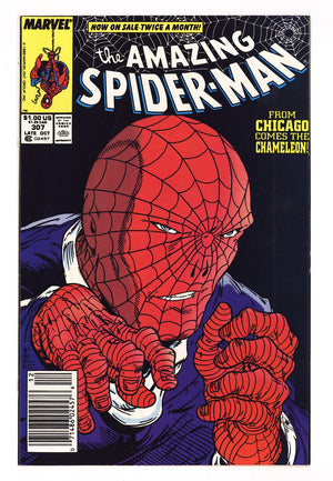 The Amazing Spider-Man Vol 1 307 VF+ (8.5) (1988) Newsstand