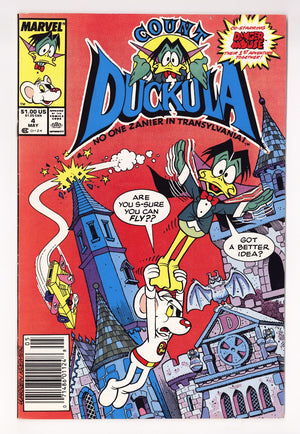 Count Duckula 4 Mid Grade (1989) Newsstand