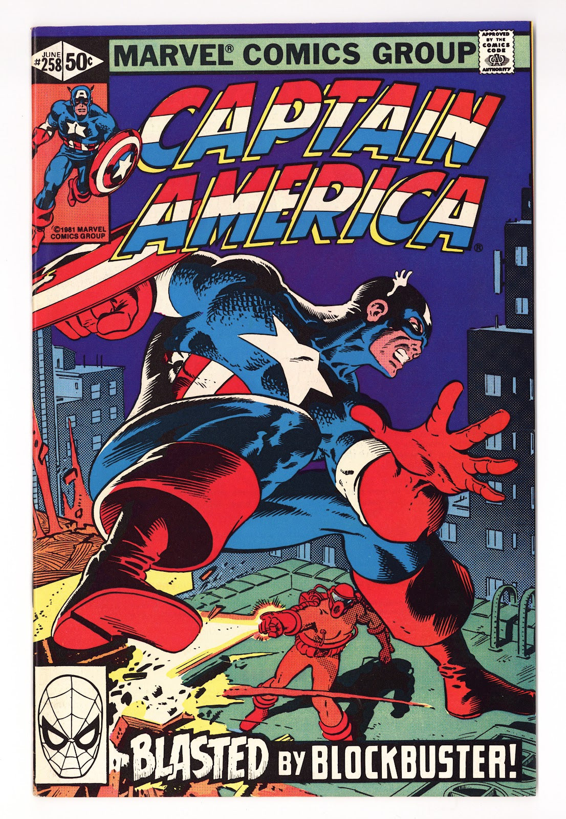Captain America Vol 1 258  High Grade   (1981)