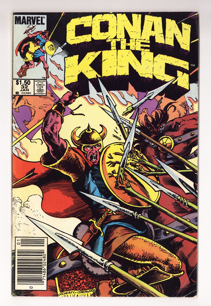 Conan the King Vol 1 32  Low Grade   (1986)   Canadian Price Variant