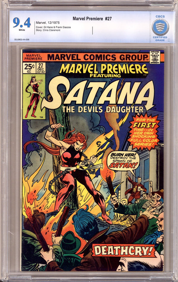 Marvel Premiere   27 CBCS 9.4 (NM)   (1975)