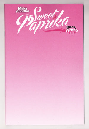 Mirka Andolfos Sweet Paprika Black White & Pink Halloween Special #1 (2026) Blank Variant