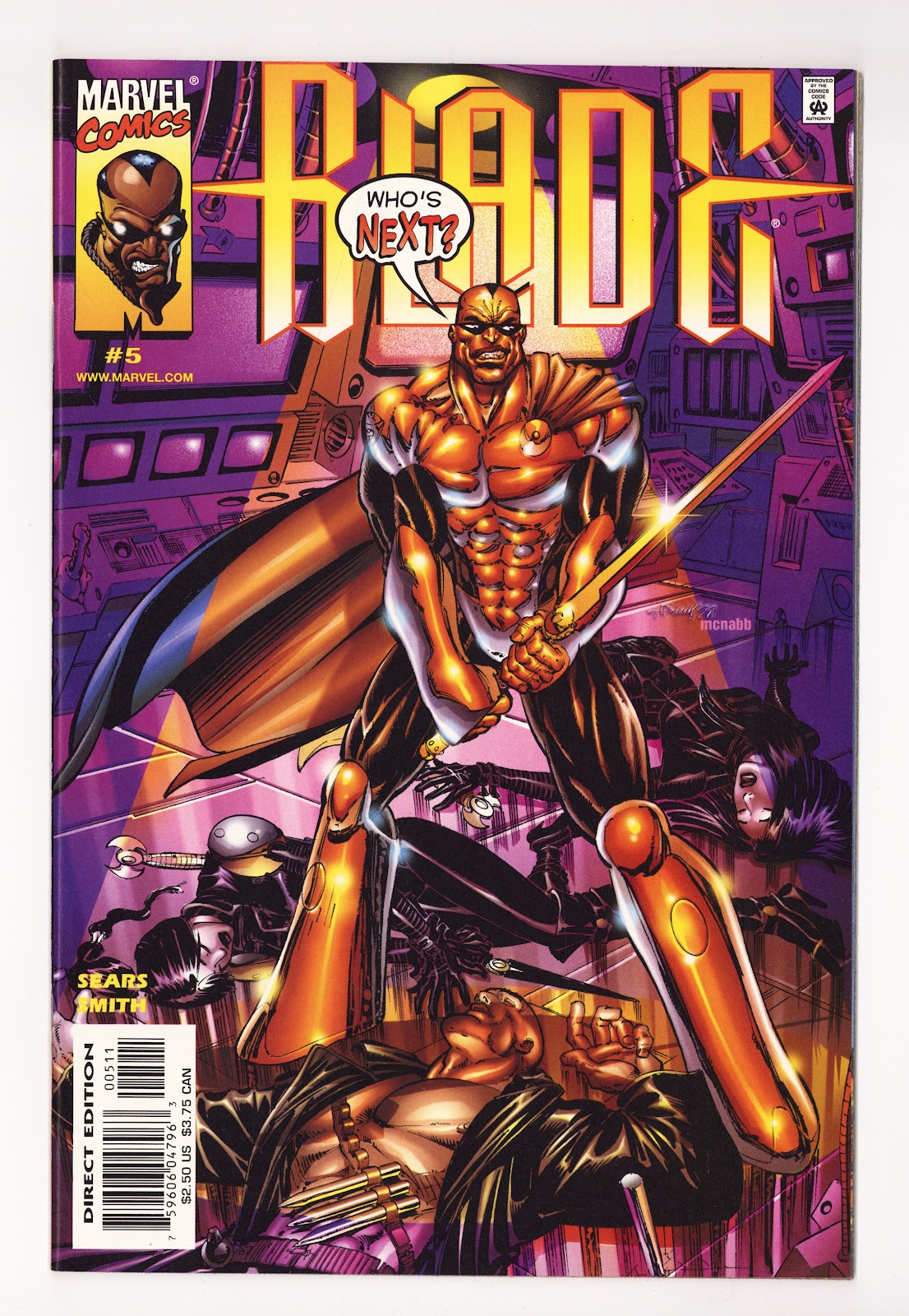 Blade: Vampire Hunter Vol 2 5 High Grade (2000) Direct Edition 