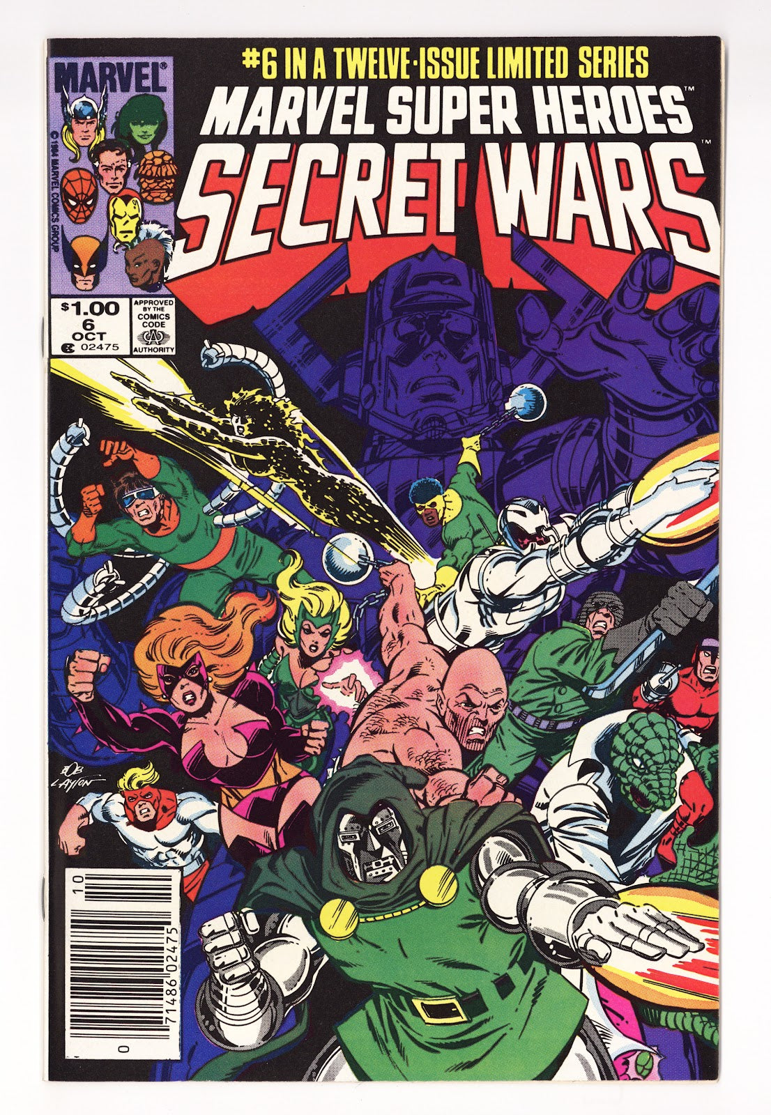 Marvel Super-Heroes Secret Wars Vol 1 6 NM- (9.2) (1984) Canadian Price Variant 