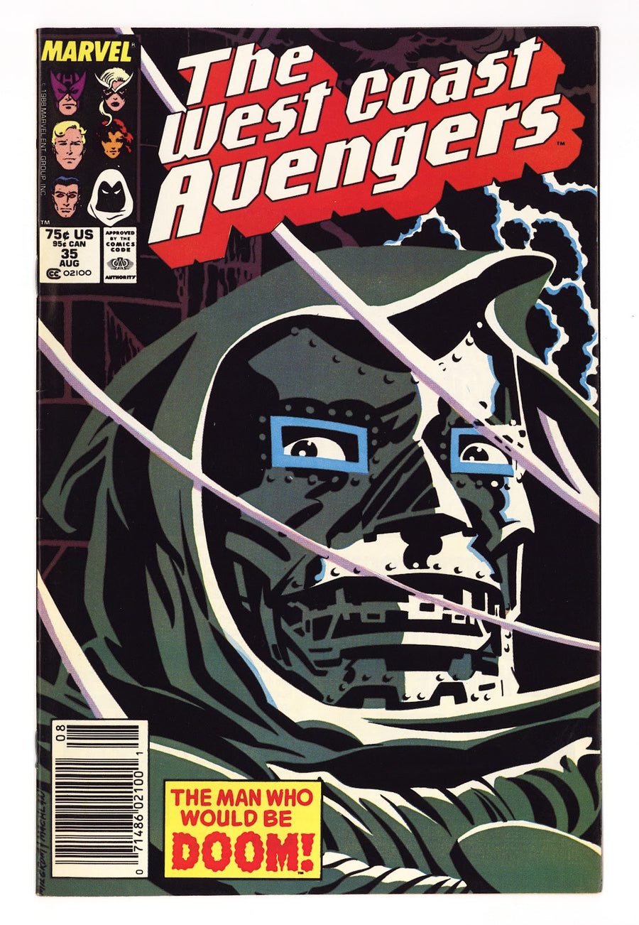 West Coast Avengers Vol 2 35  VF (8.0)   (1988)   Newsstand  