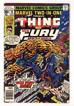 Marvel Two-in-One Vol 1 26  Low Grade   (1977)