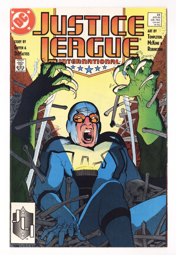 Justice League International   25  High Grade   (1989)
