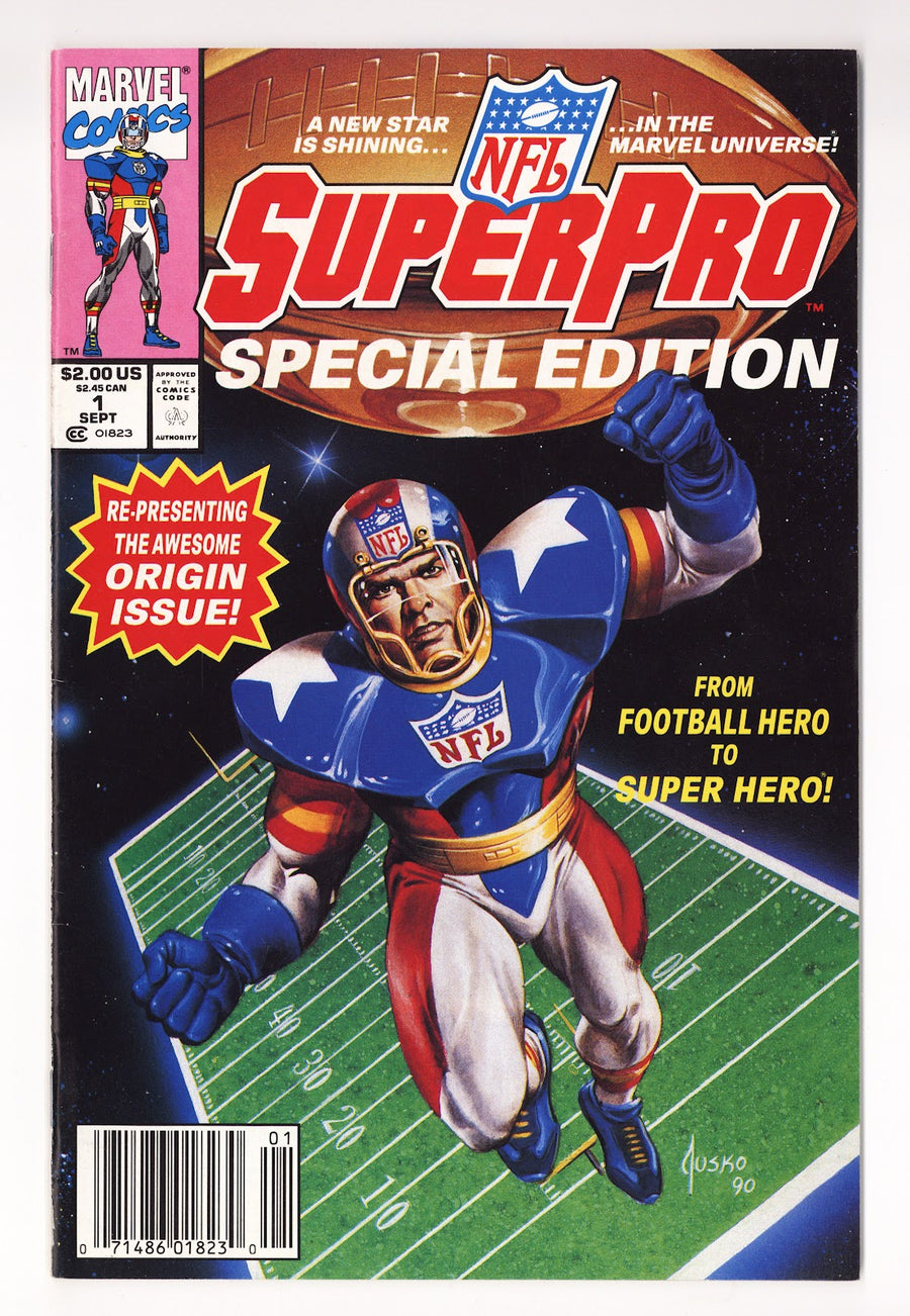 NFL Superpro Special Edition   1  Mid Grade   (1991)   Newsstand  