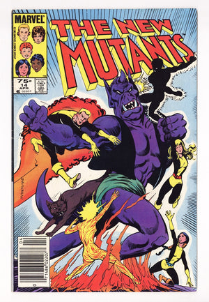 The New Mutants Vol 1 14 FN (6.0) (1984) Canadian Price Variant