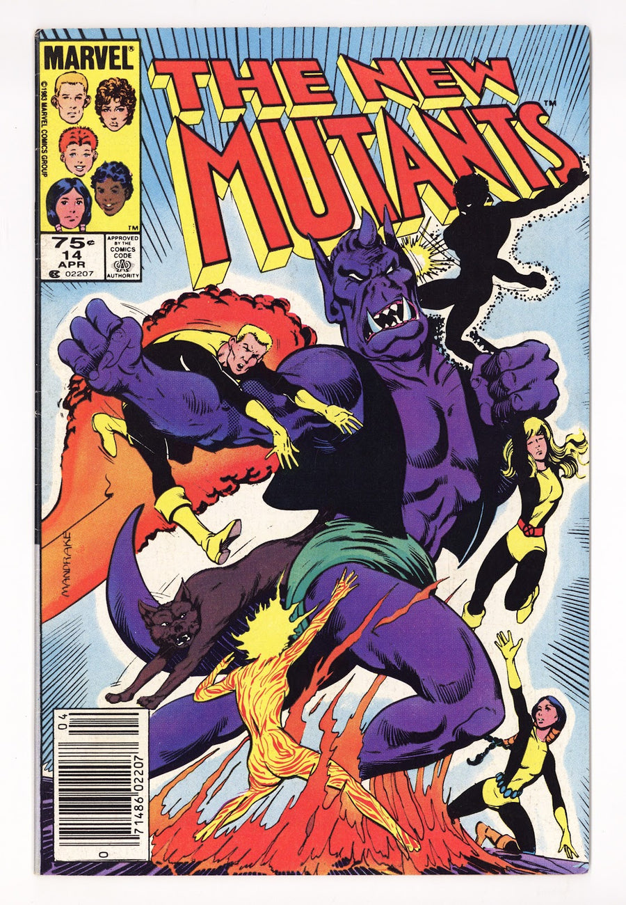 The New Mutants Vol 1 14 FN (6.0) (1984) Canadian Price Variant 