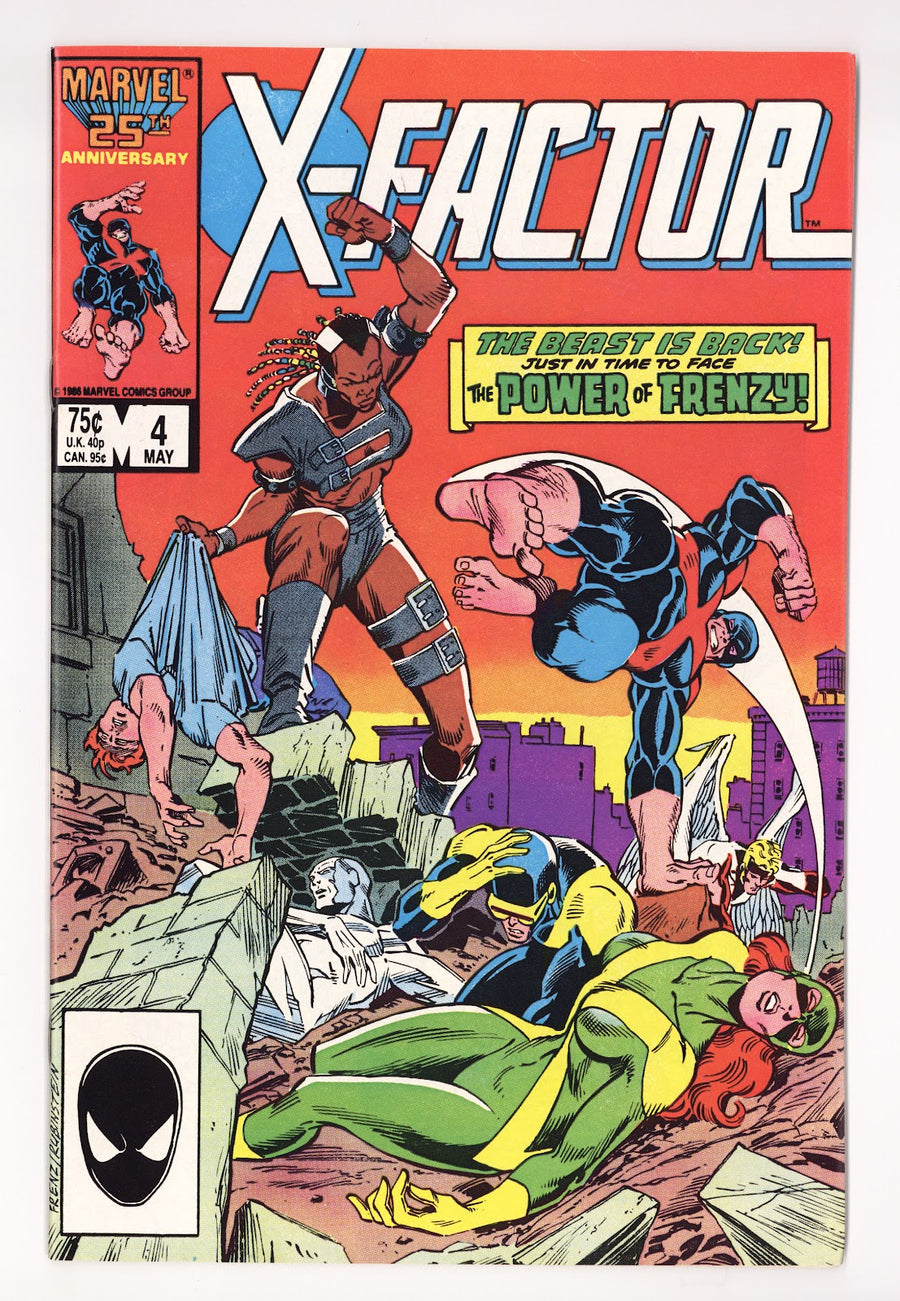 X-Factor Vol 1 4 High Grade (1986) Direct 