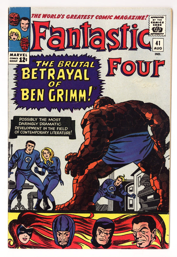 Fantastic Four Vol 1 41  VG+ (4.5)   (1965)