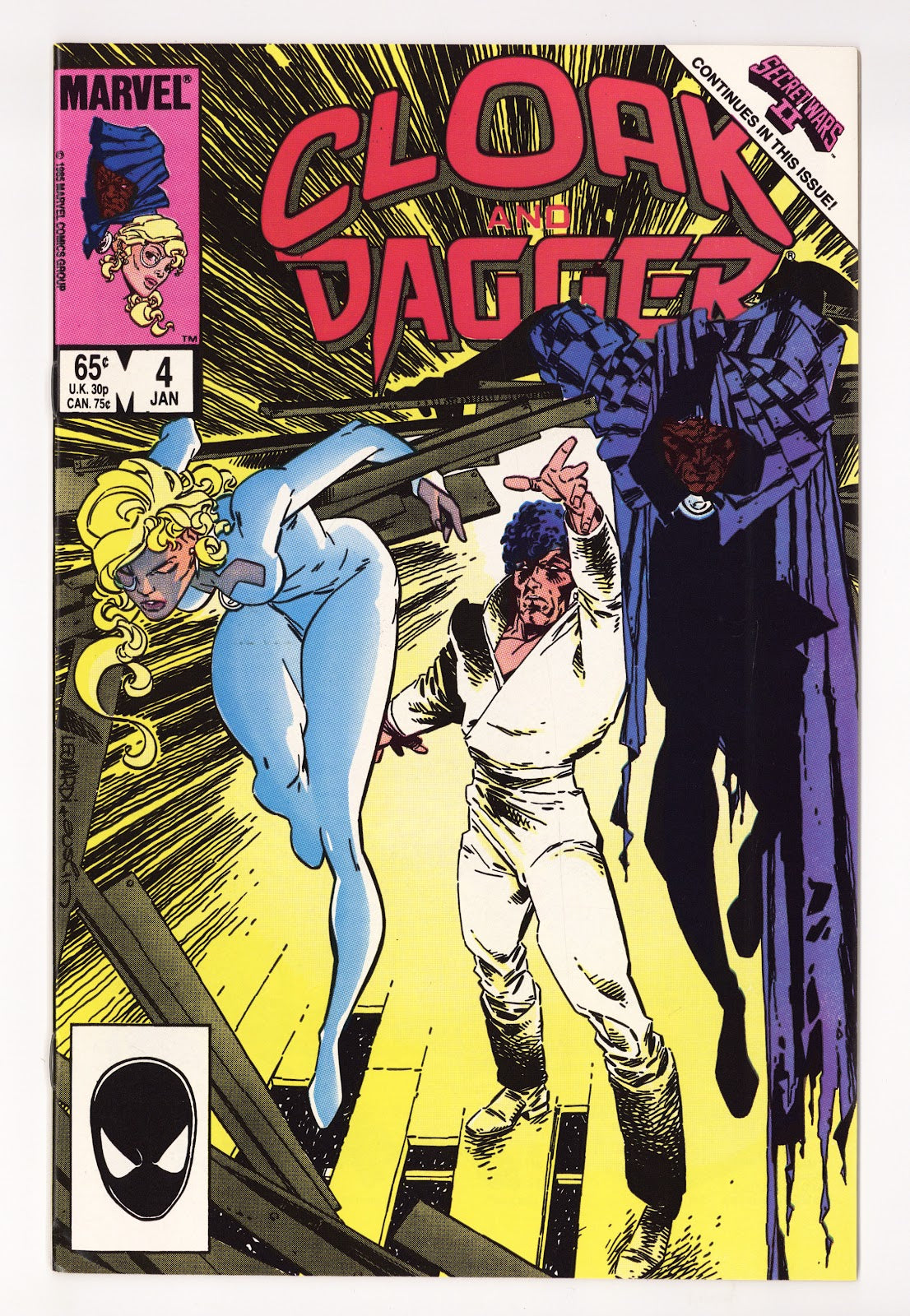 Cloak and Dagger Vol 2 4 Mid Grade (1986) 