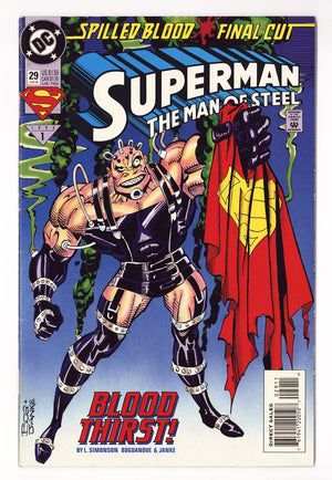 Superman: The Man of Steel   29  Mid Grade   (1994)   Direct Sales