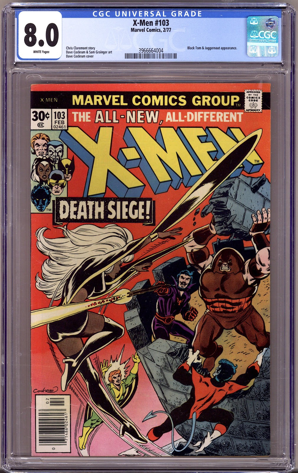 The X-Men Vol 1 103 CGC 8.0 (VF) (1977) 