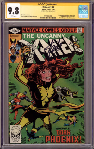 The X-Men Vol 1 135 CGC 9.8 (NM/M) (1980) Signed x1 Cover Stan Lee