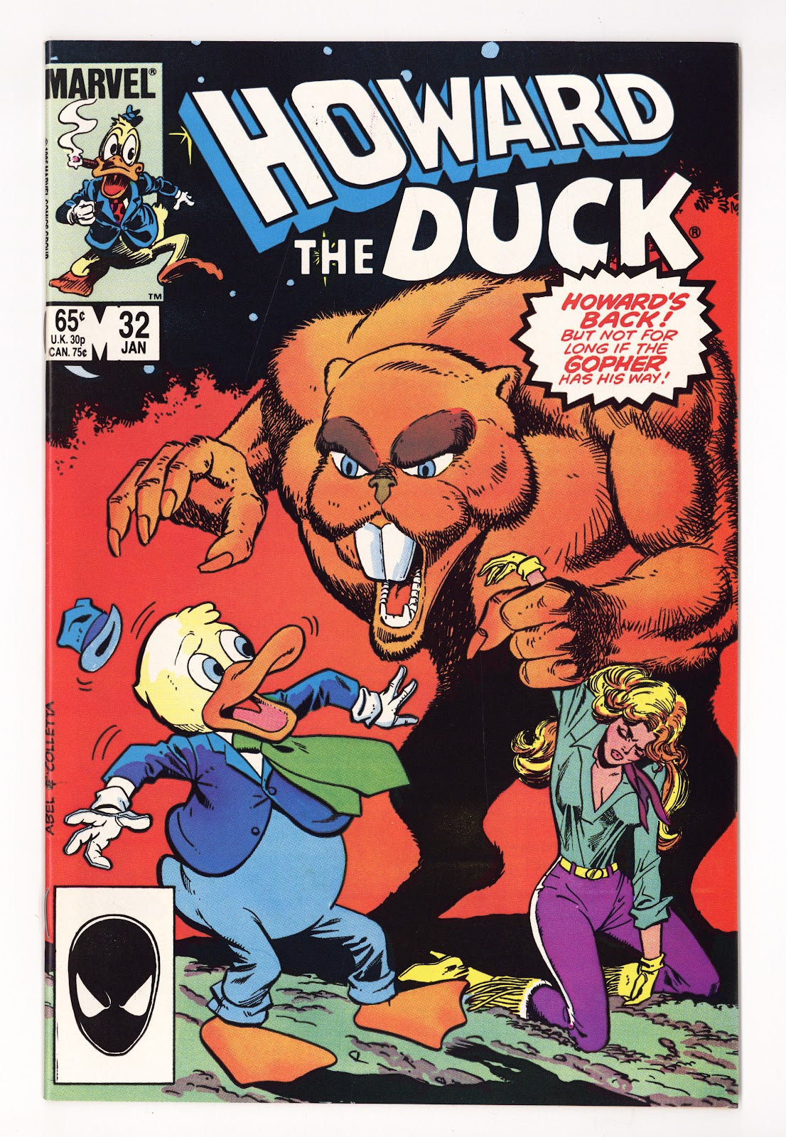 Howard the Duck Vol 1 32 High Grade (1986) 