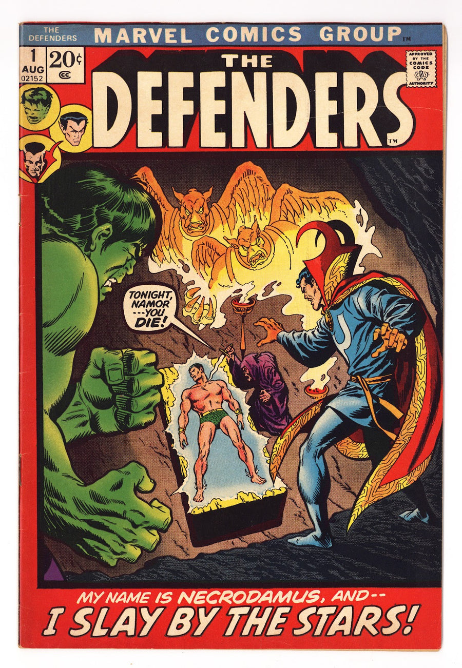 The Defenders Vol 1 1 FN+ (6.5) (1972)  