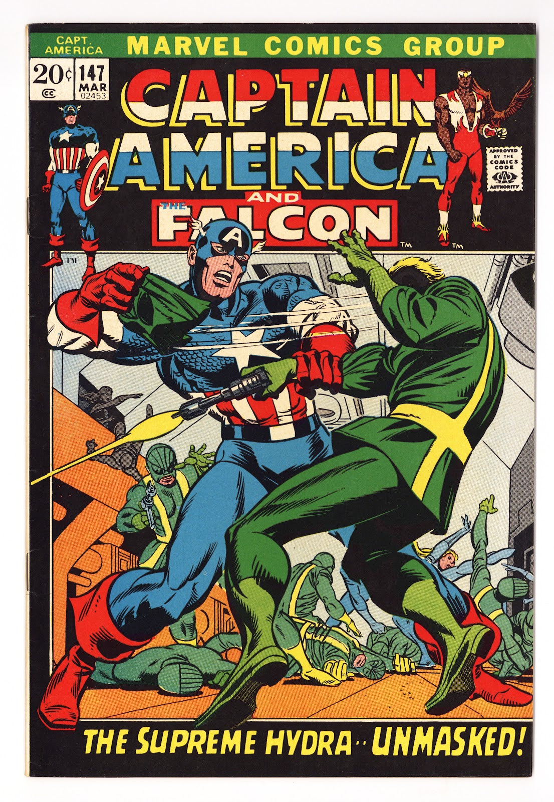 Captain America Vol 1 147  FN/VF (7.0)   (1972)     