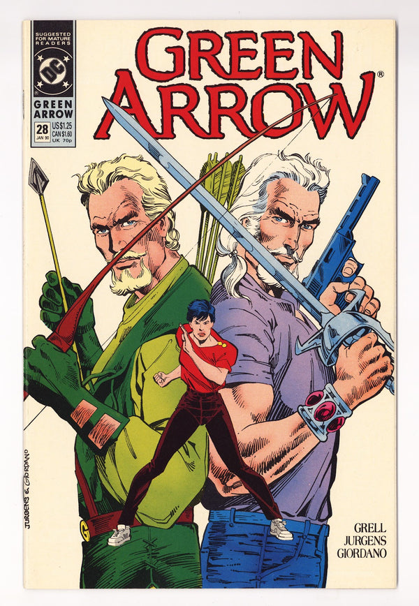 Green Arrow Vol 2 28  High Grade   (1990)