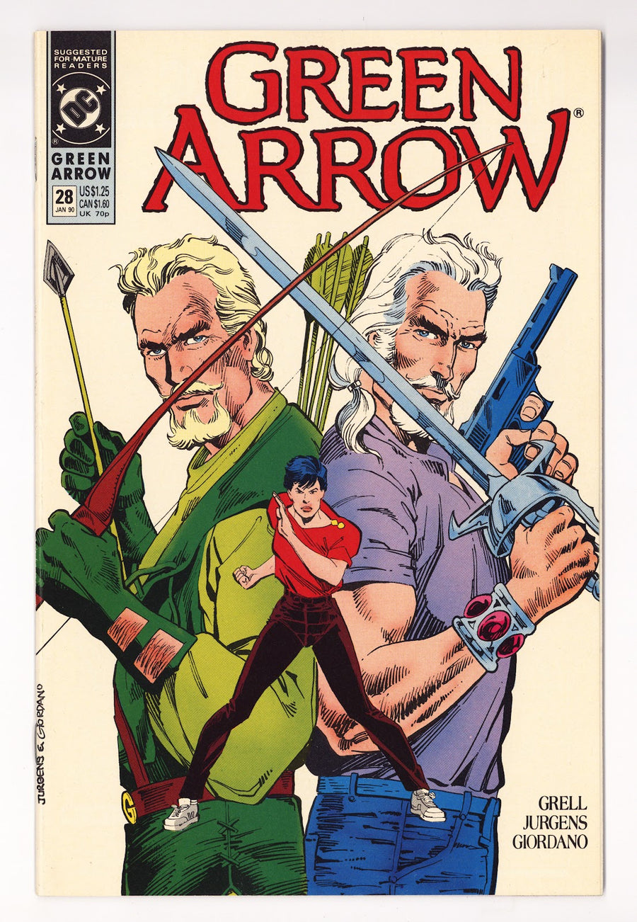 Green Arrow Vol 2 28  High Grade   (1990)