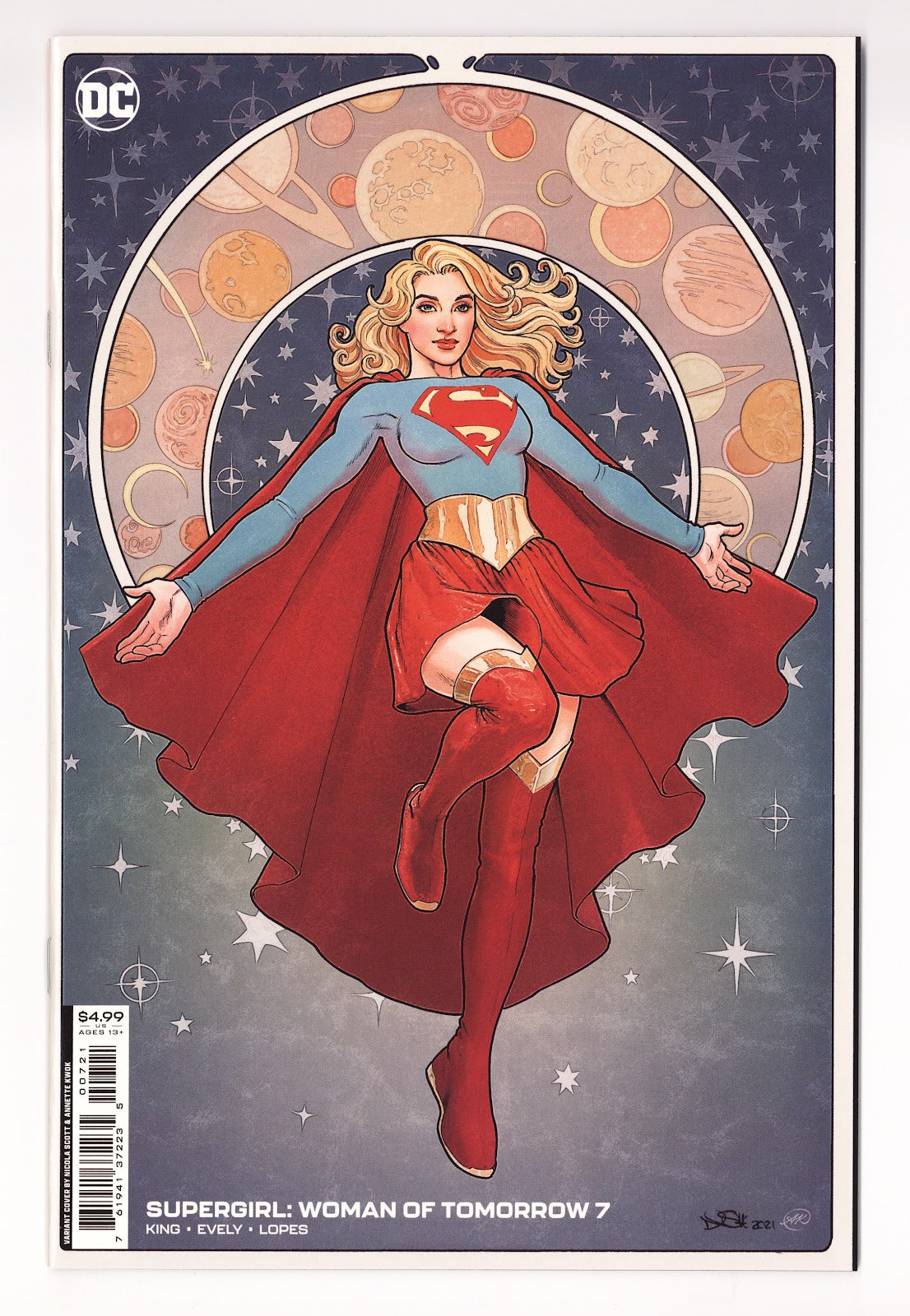 Supergirl: Woman of Tomorrow 7 NM (9.4) (2022) Scott Variant 