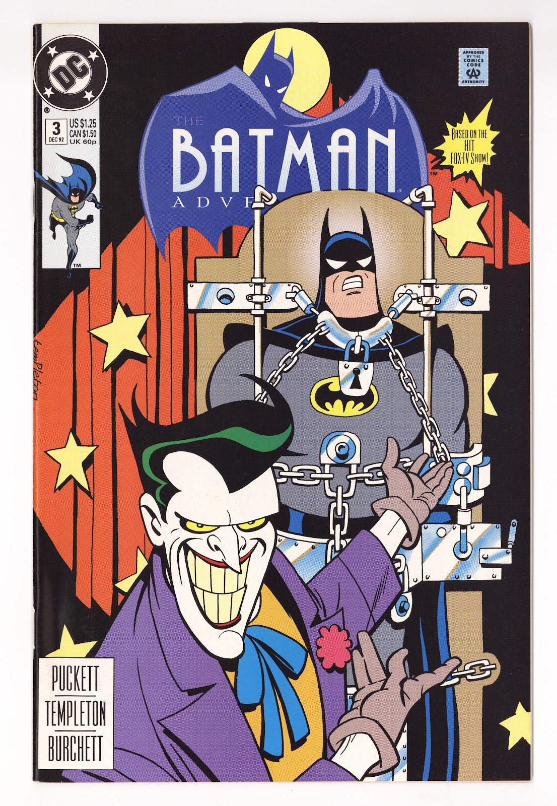 The Batman Adventures Vol 1 3  Mid Grade   (1992)   Direct  
