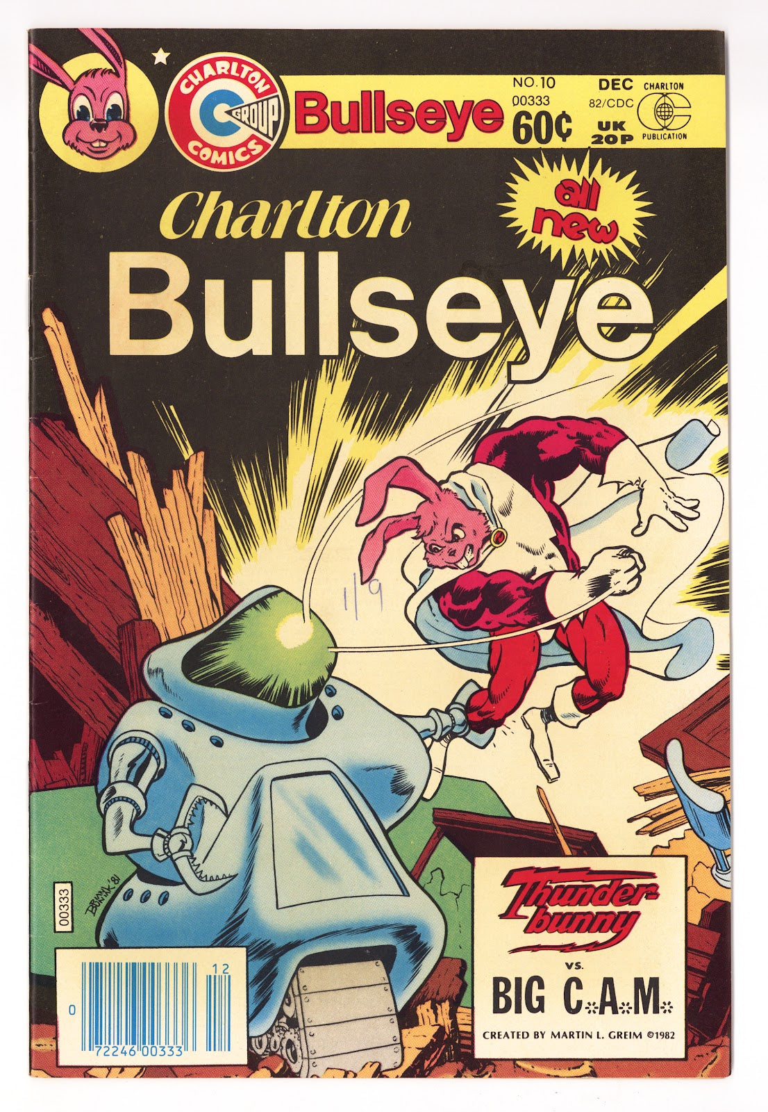 Charlton Bullseye 10 Mid Grade (1982) 
