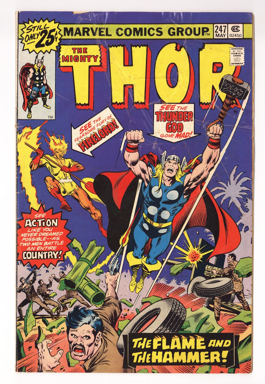 Thor Vol 1 247  Very Low Grade   (1976)     