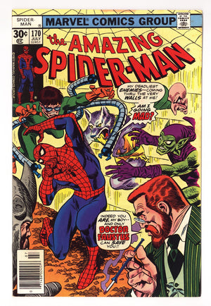 The Amazing Spider-Man Vol 1 170  FN+ (6.5)   (1977)   30¢