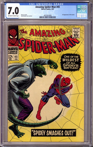 The Amazing Spider-Man Vol 1 45 CGC 7.0 (FN/VF) (1967)