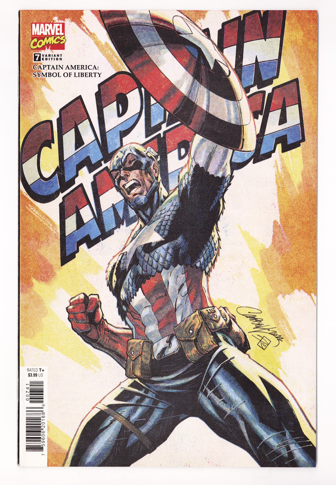 Captain America: Sentinel of Liberty Vol 2 7 VF/NM (9.0) (2023) Campbell Incentive Variant 