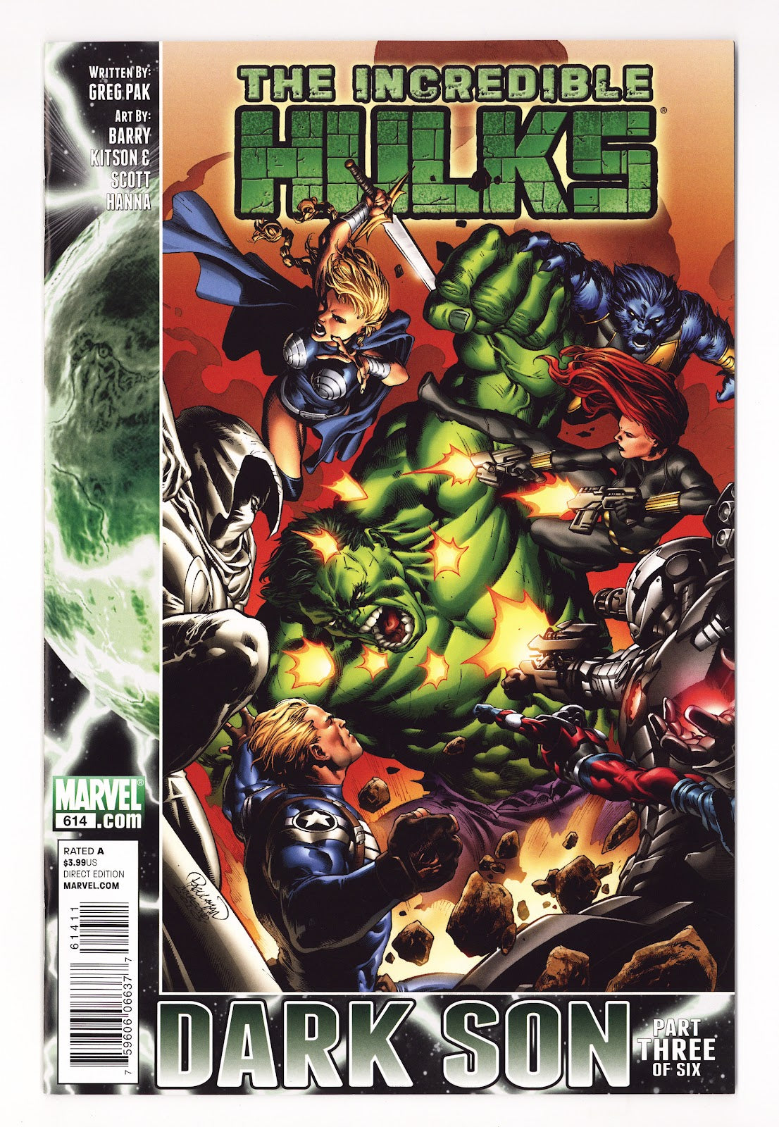 Incredible Hulks   614  High Grade   (2010)     