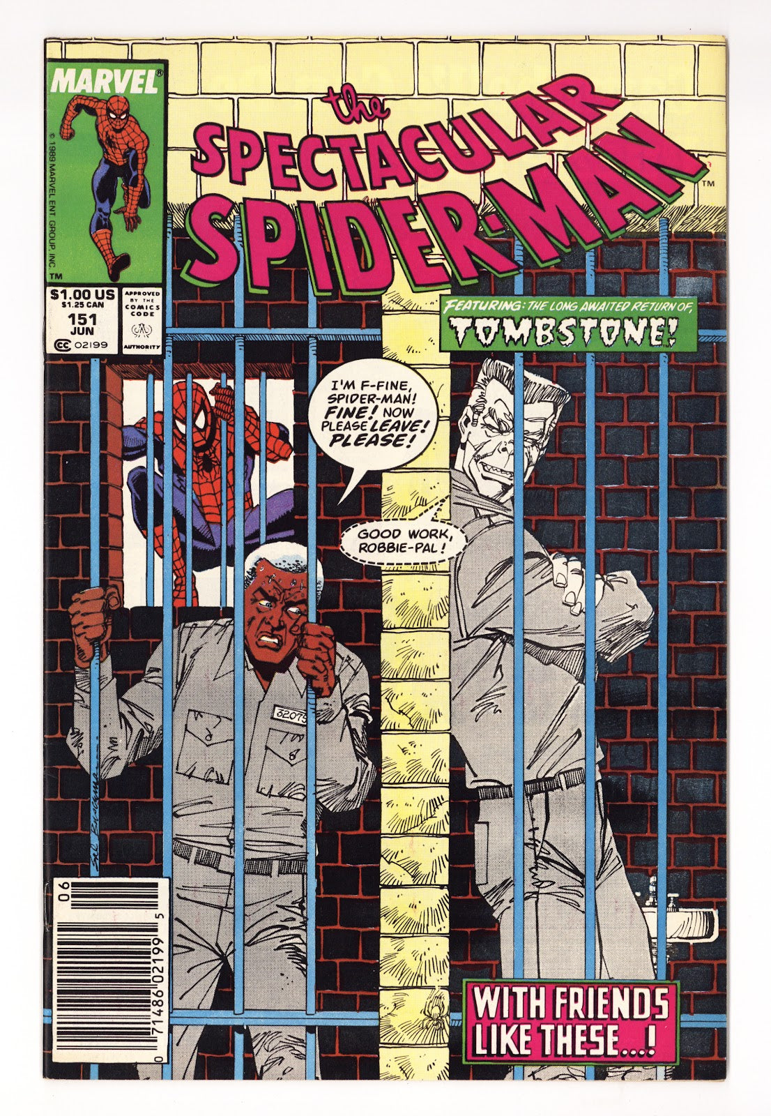 The Spectacular Spider-Man Vol 1 151  Mid Grade   (1989)   Newsstand