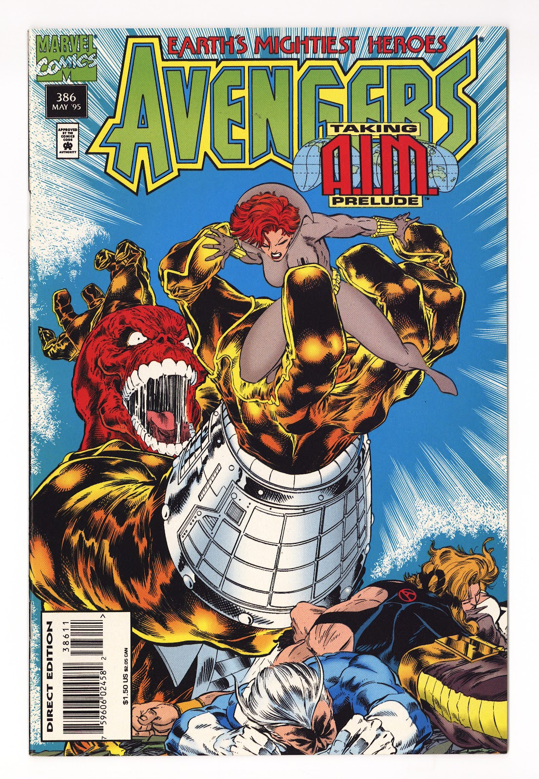 The Avengers Vol 1 386  High Grade   (1995)