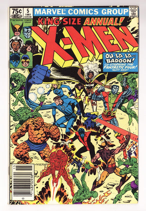 X-Men Annual Vol 1 5  Mid Grade   (1981)   Newsstand