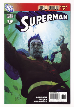 Superman Vol 1 688  High Grade   (2009)   Direct Sales