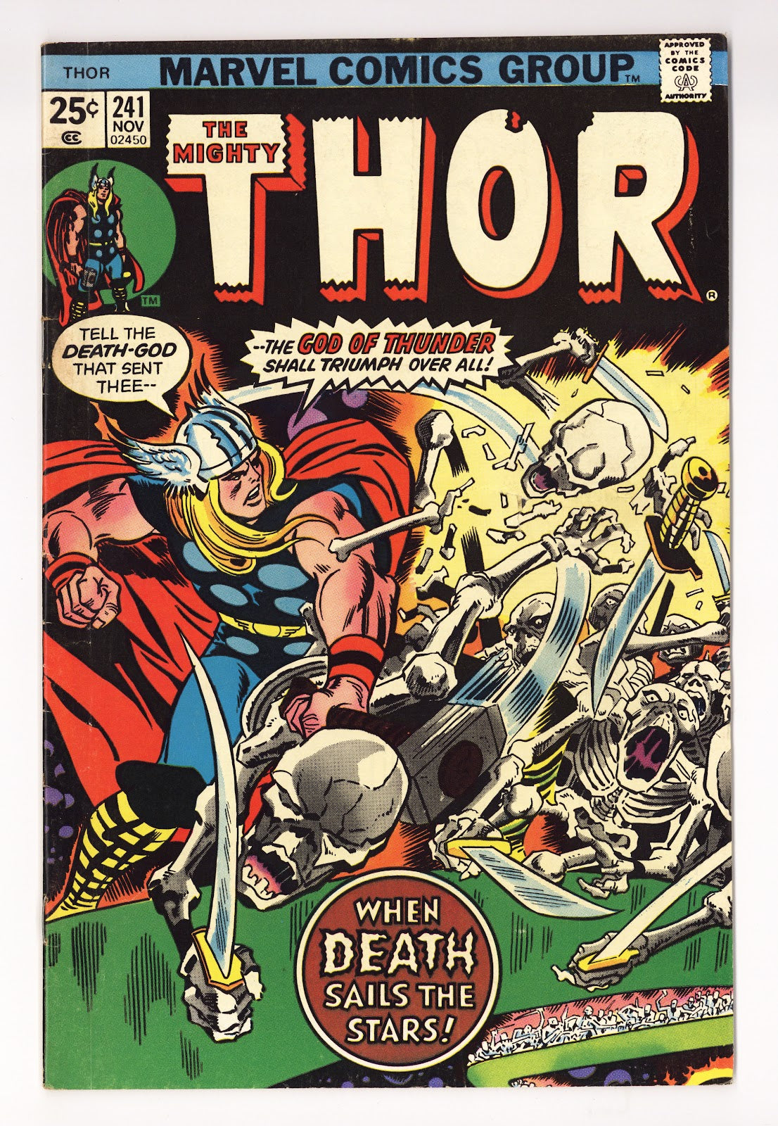 Thor Vol 1 241  Mid Grade   (1975)     
