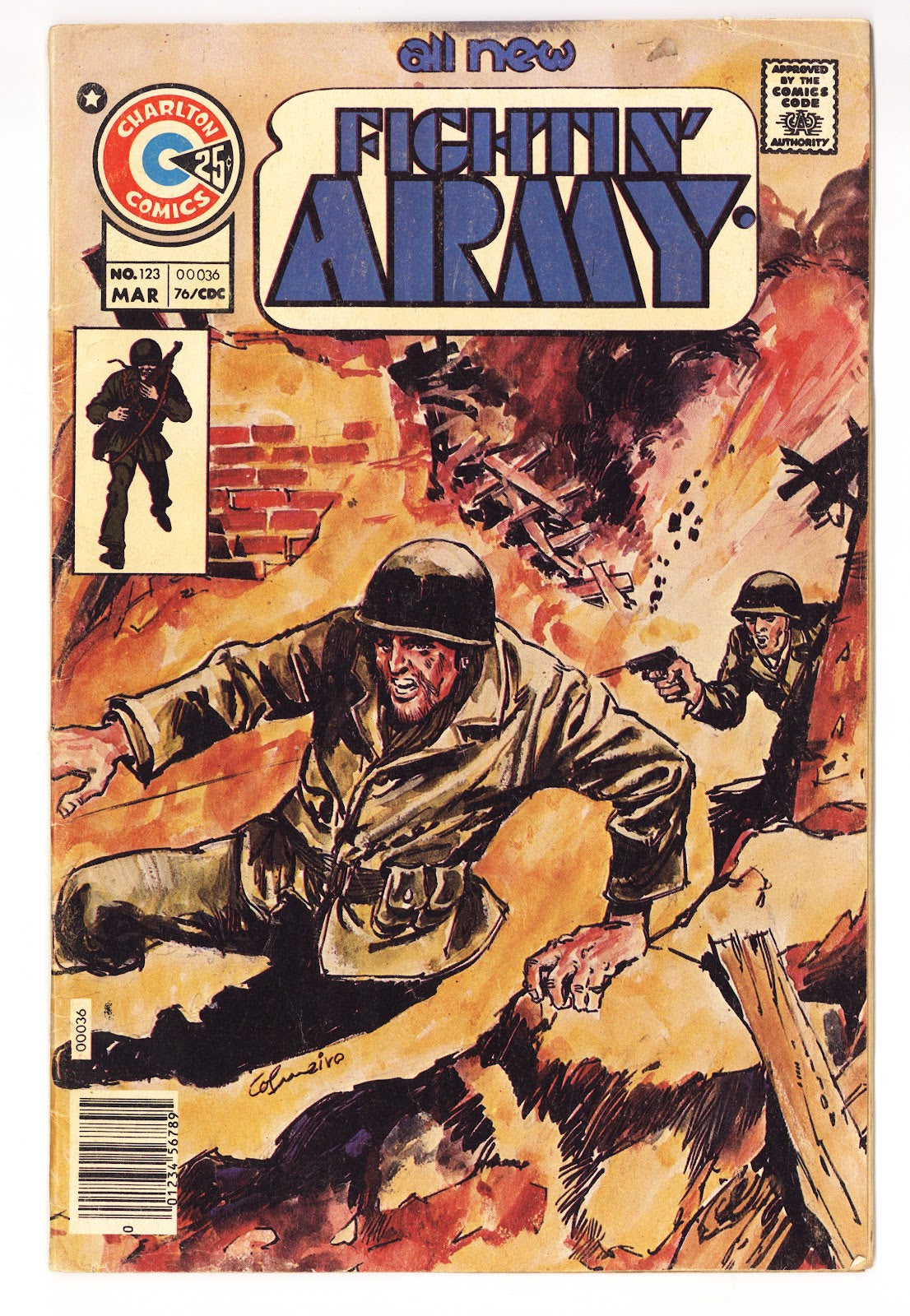 Fightin' Army 123 Low Grade (1976) 