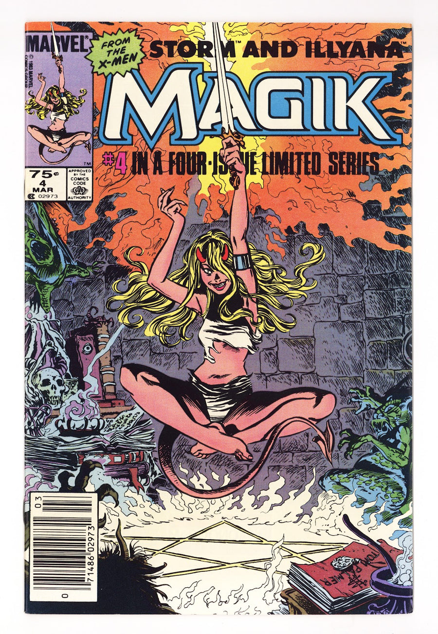 Magik (Illyana and Storm Limited Series) Vol 1 4  NM- (9.2)   (1984)   Canadian  