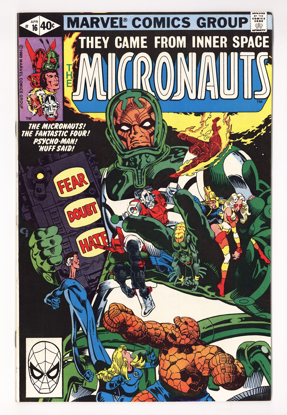 Micronauts Vol 1 16  High Grade   (1980)     