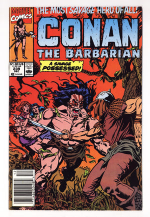 Conan the Barbarian Vol 1 239  Mid Grade   (1990)   Newsstand